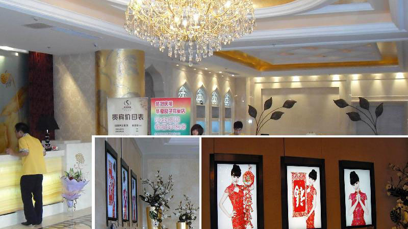 Building advertising machine, senior hotel, the guesthouse, the hotel advertisement machine use