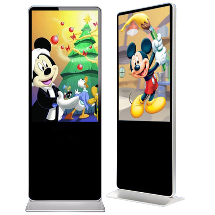 65 inch floor standing Android touch screen digital signa